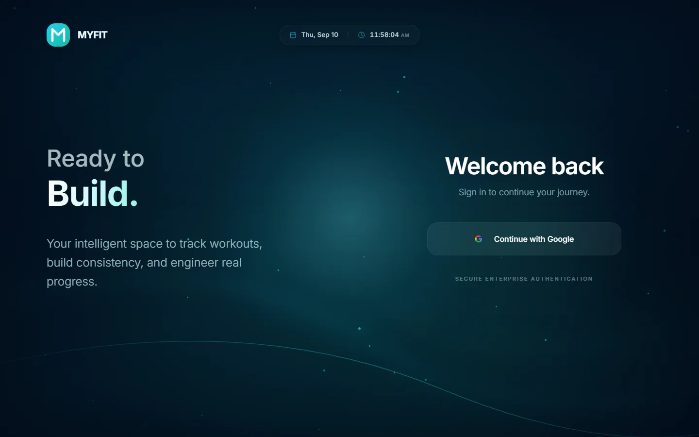MyFit — Intelligent Workout & Fitness Suite preview screenshot 2